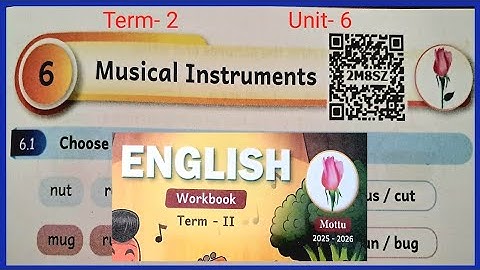 Musical Instruments, Mottu, English workbook answers 