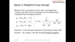 Maximum Likelihood Error Correction for Heat Exchanger Data