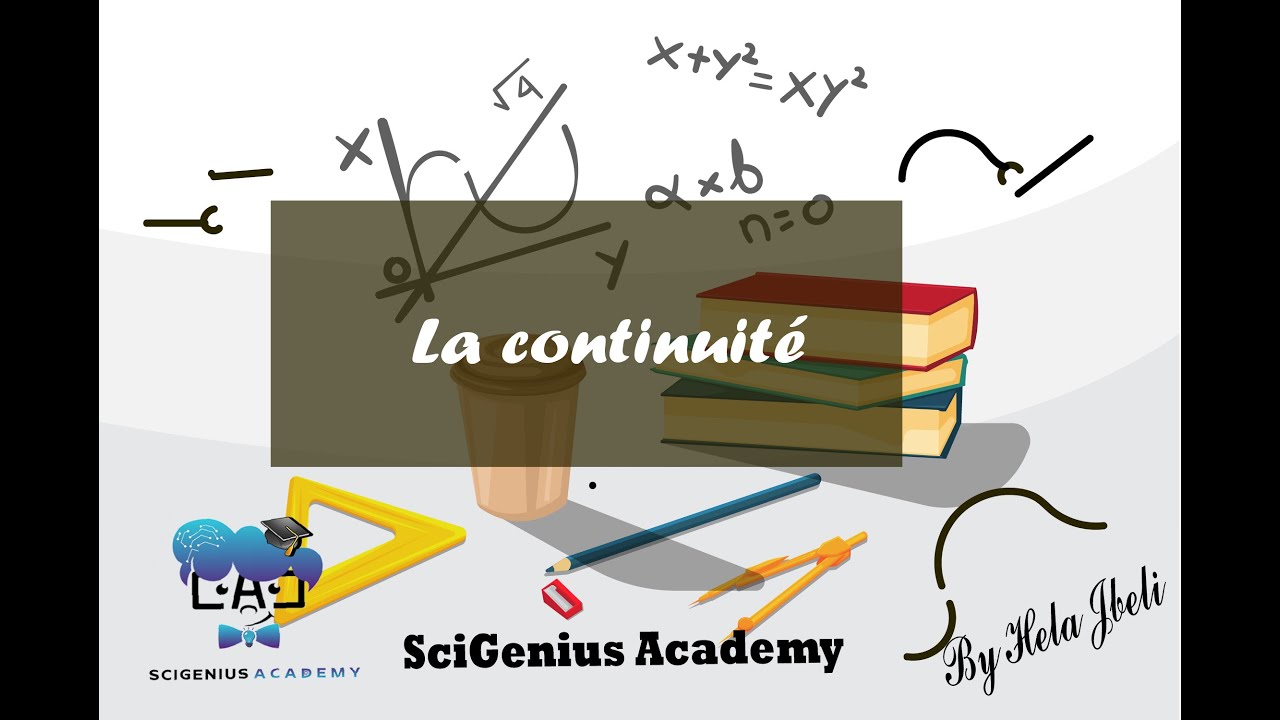 La continuité : 3ème math , science , technique et info