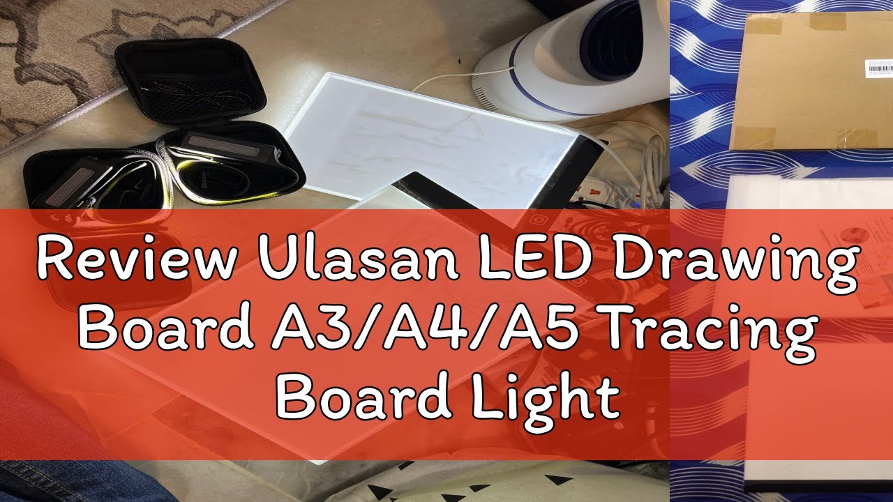 Review Ulasan LED Drawing Board A3/A4/A5 Tracing Board Light Pad Brightness Adjustable Animation Dr