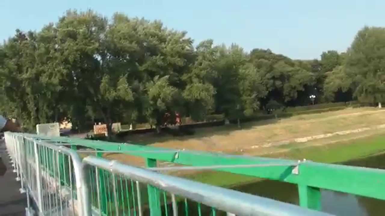 primo attraversamento riapertura PASSERELLA DELL'ISOLOTTO