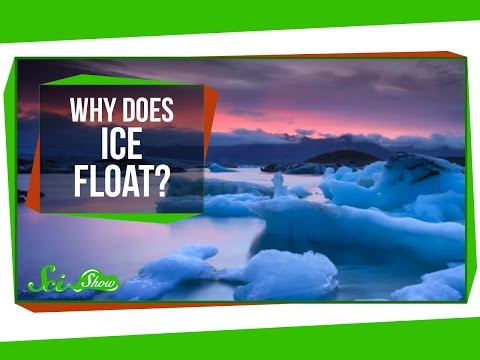 Why does ice float?