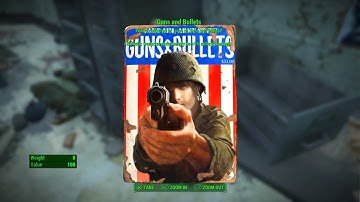 Fallout 4 - Guns and Bullets Take Aim Army Style