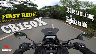 HONDA CB 150X First Impression Ride | Mukhang Bigbike sa Laki