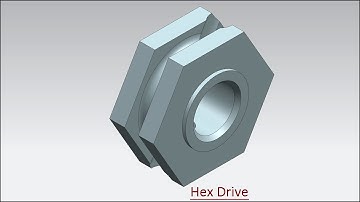 Hex Drive (Video Tutorial) Siemens NX