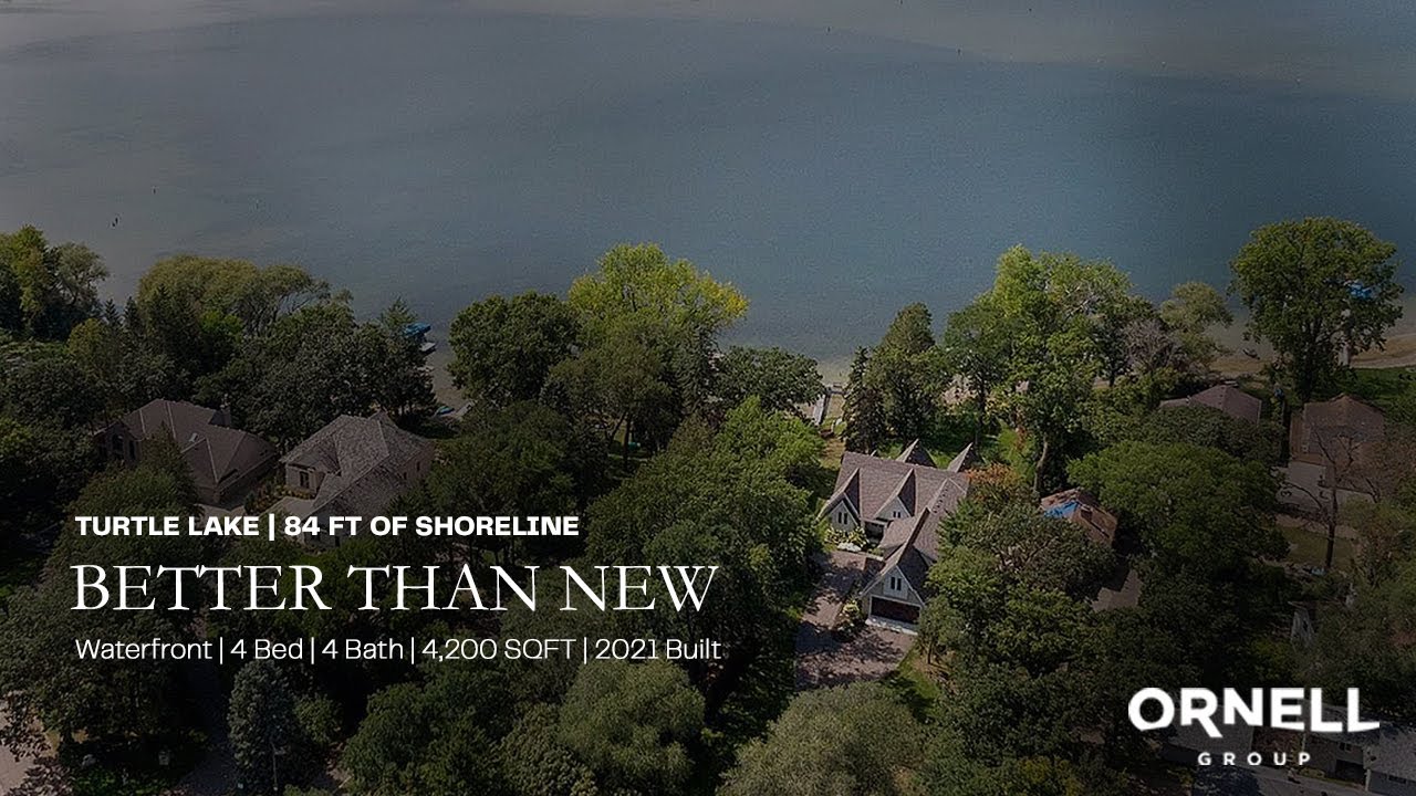 BETTER THAN NEW: $2.6M Waterfront Home | Turtle Lake | 4 Bed | 4 Bath | 4,200 SQFT | 2021 Built