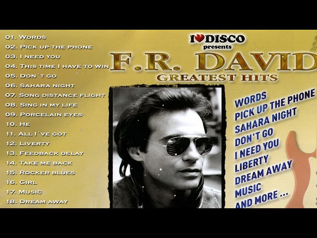 F.R.David Greatest Hits Full Album (CD Compilation) 2007 | Best Songs Of F.R.David All Time class=