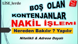 LİSEDE NAKİL İŞLEMİ NASIL YAPILIR ? | LİSELER ARASI NAKİL