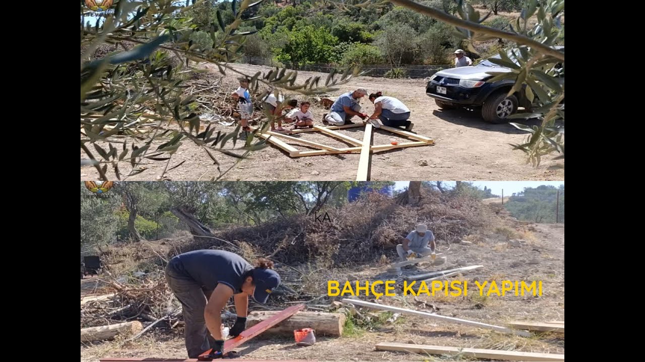 BAHÇEYE KAPI YAPIYORUZ.!!!!!