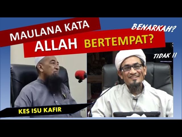 Benarkah ALLAH Bertempat - Akidah Maulana? Ustaz Azhar Idrus Kafirkan Maulana Fakhrurrazi? class=