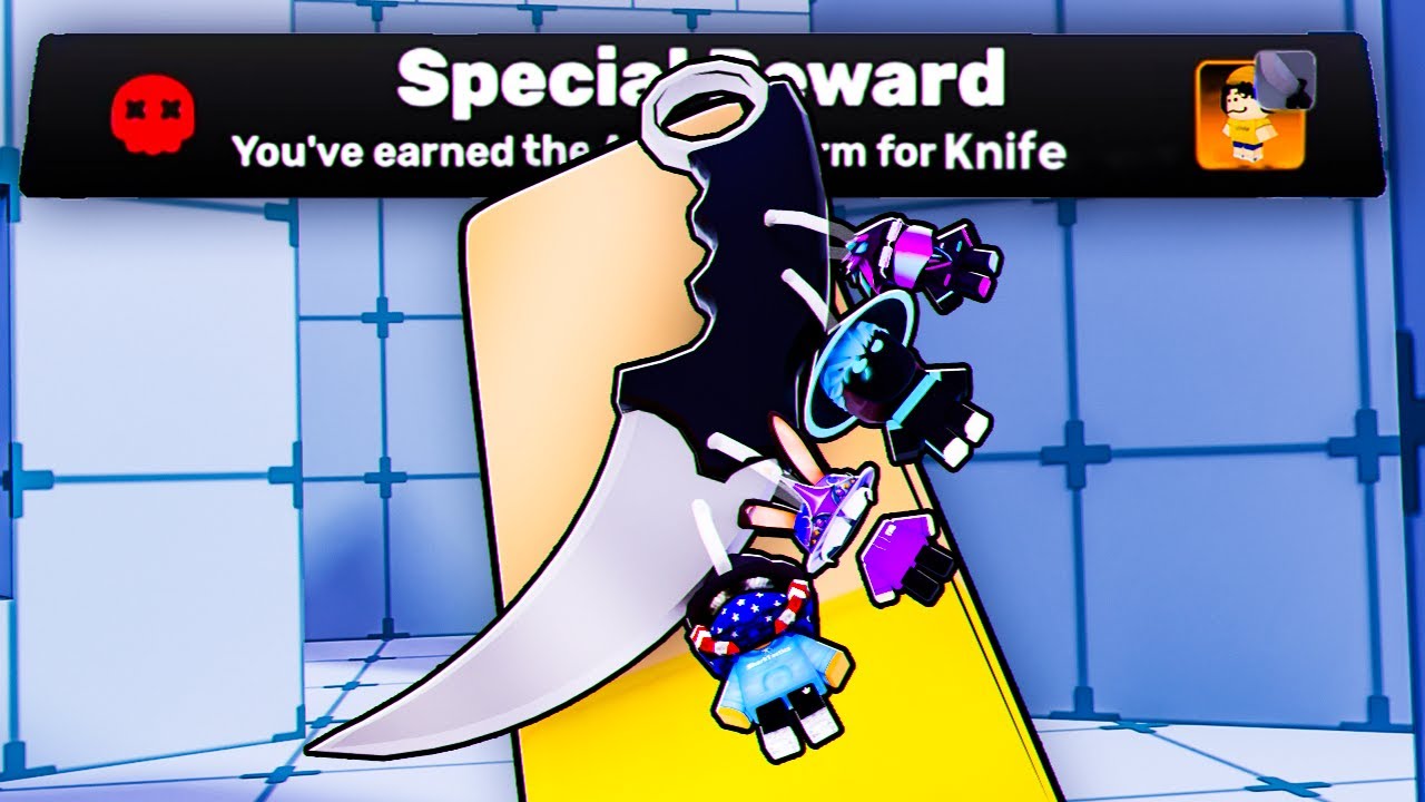 Elixir Rivals Youtuber I Got Every YouTuber Charm ON MY KNIFE in Roblox Rivals.. (PART 2 ...