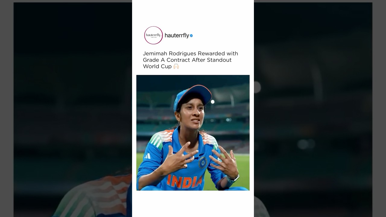 Джемима Родригес получила повышение до категории А в центральном контракте BCCI для женской сборн...