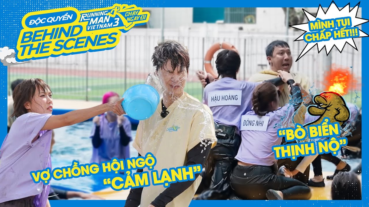 BTS Running Man Việt Nam: Vợ chồng Atus - Diệu Nhi tương tàn, Bò biển Trấn Thành thể hiện oai lực