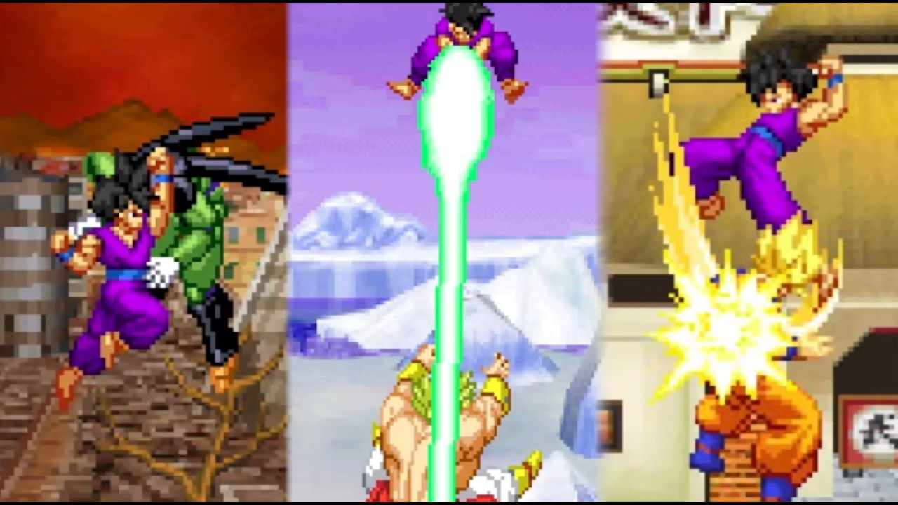Dragon Ball Z : Supersonic Warriors 2 / Gohan VS Mania Cell, Broly,  Goku