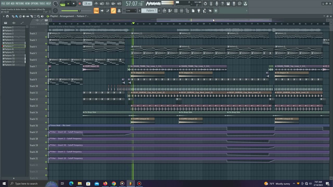 David Guetta & Bebe Rexha - I'm Good (Blue) Fl Studio Instrumental Remake