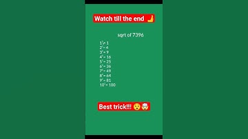 Best Trick Ever!!! 😮🤯 #shorts #viral #squaretrick #besttrick #math #9thgrade