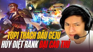 GRAVES TOP 1 THÁCH ĐẤU MÁY CHỦ SIÊU CẤP TRUNG QUỐC GEJU HỦY DIỆT RANK HÀN