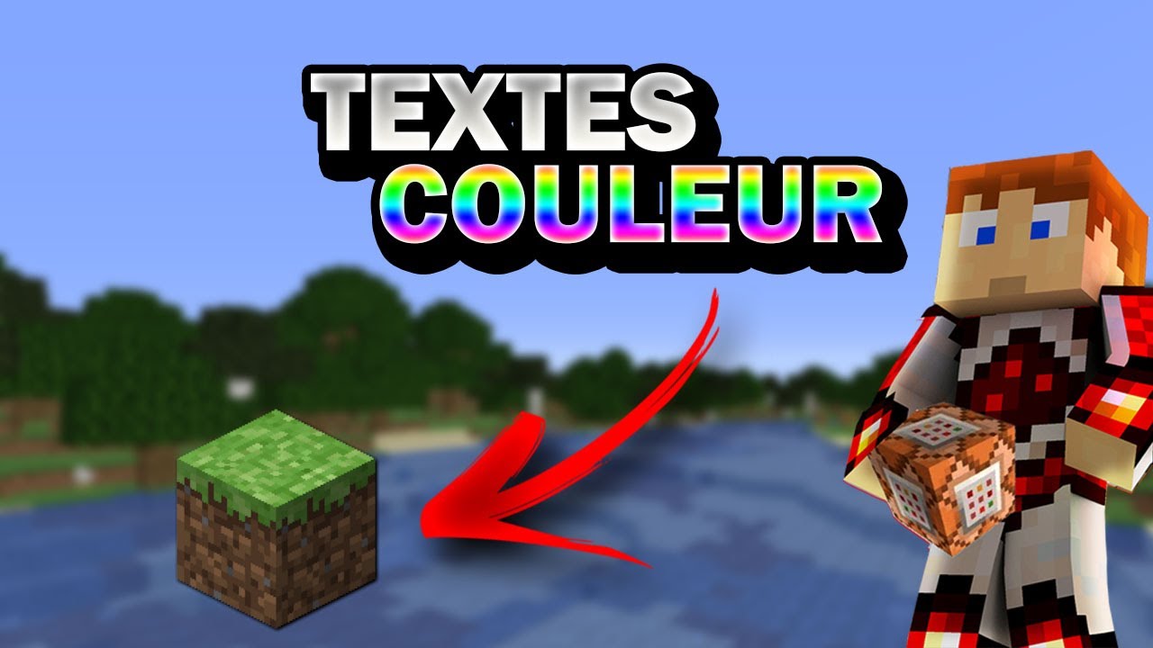 ÉCRIRE EN COULEUR MINECRAFT 1.13/1.14/1.15/+ | Crée un serveur de A à Z