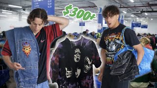 FINDING A BAND TEE COLLECTION, JNCO, AND MORE! (NEW VINTAGE THRIFTS VLOG #5)