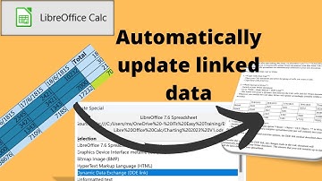 Link data from Calc into Writer and have it automatically update.