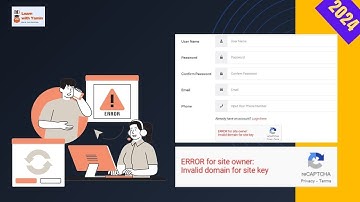 Fix CAPTCHA Error | Invalid Domain for Site Key reCAPTCHA | Laravel Bangla Tutorial