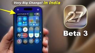 iOS 27 Beta 3🔥 Very Big Changes! New Features, Performance, Battery Life (HINDI)