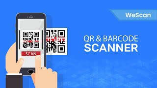 Scan any QR Code or Barcode using the WeScan App!