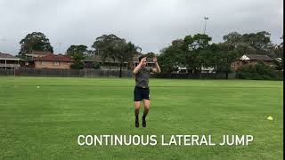 Plyometric Progression: Continuous Lateral Jump