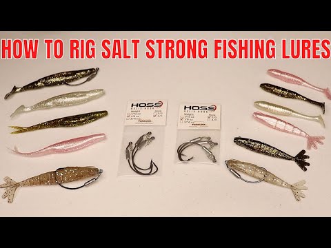 How To Rig All Of The Salt Strong Fishing Lures On The Hoss Helix Hook 