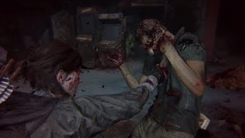 The last of us 2 (Grounded mode Arcade bloater fight)