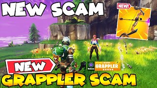 *NEW* GRAPPLER BOW SCAM is MYTHIC! (NO JOKE)  (Scammer Gets Scammed) Fortnite Save The World