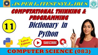CS (083) Lecture 11 : Computational Thinking & Programming | Dictionary in Python - builtin-function