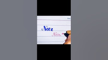 Noor #cursivehandwriting #writeandreadaforapplebforball #handwritingstyles #penmanship