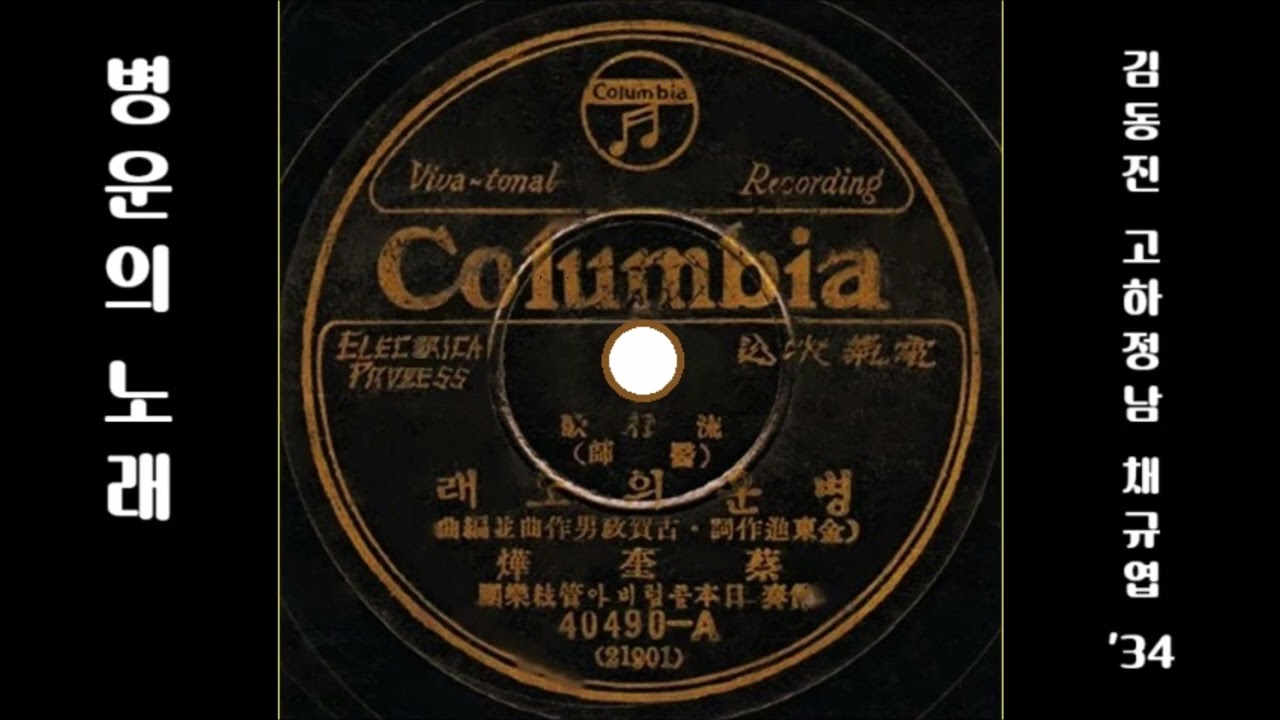 병운의 노래 1934 채규엽 💞봉자와 병운의 Love Story ⬇️