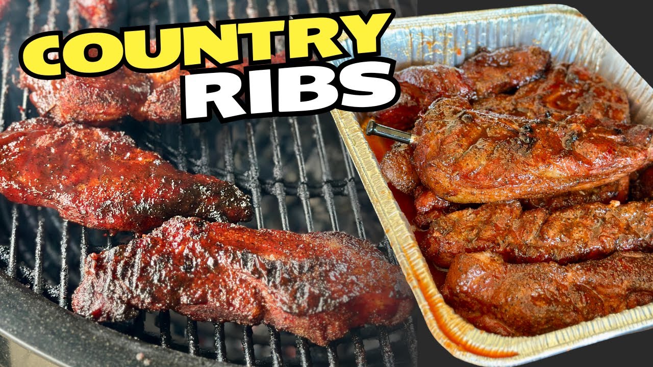 TWO WAYS to Make Smoked Country Style Ribs - Pellet Grill and Charcoal Grill!