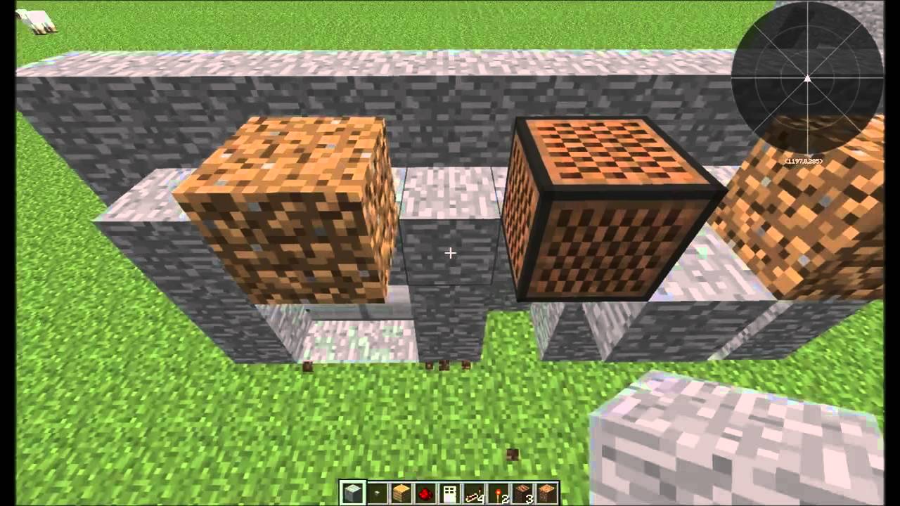 Minecraft Double Door Tutorial! - YouTube