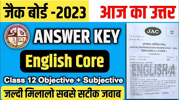 Complete Solution of English Core (Arts)|Solution of Eng Arts 2023 | English exam answer key 2023