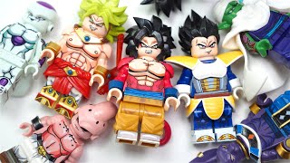 LEGO Dragon Ball | Son Goku Super Saiyan 4 | Broly | Vegeta | Frieza  Unofficial Lego Minifigures