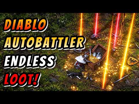 This Diablo Autobattler Lets You Build A Shop Empire! | Loot Tycoon