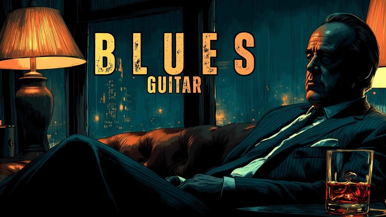Полуночный блюз ~ Медленная блюзовая гитара и эмоциональный инструментал | Музыка для работы