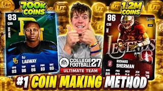 #1 Coin Making Method in College Football 27!! DO THIS NOW TO MAKE COINS FAST!!