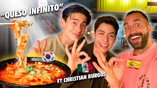 Probando la COMIDA FAVORITA de @ChristianBurgosKorea  el Mexicano MÁS FAMOSO en Corea *Mucho QUESO