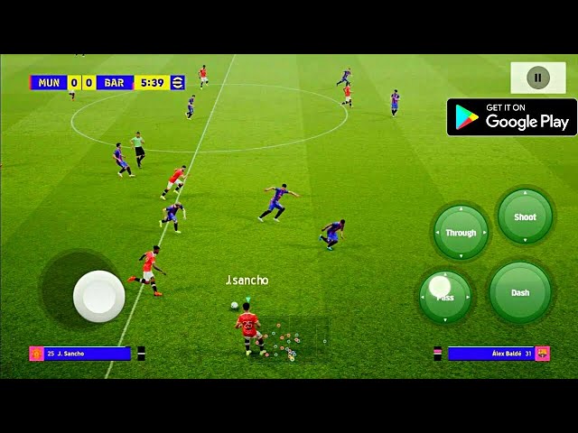 eFootball Pes 2022 Mobile - Gameplay Oficial e Novos Comandos! 