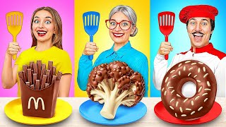 Tantangan Masakanku vs Nenek | Momen lucu oleh TeenDO Challenge