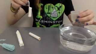 Tampon absorbency test (Regulars)