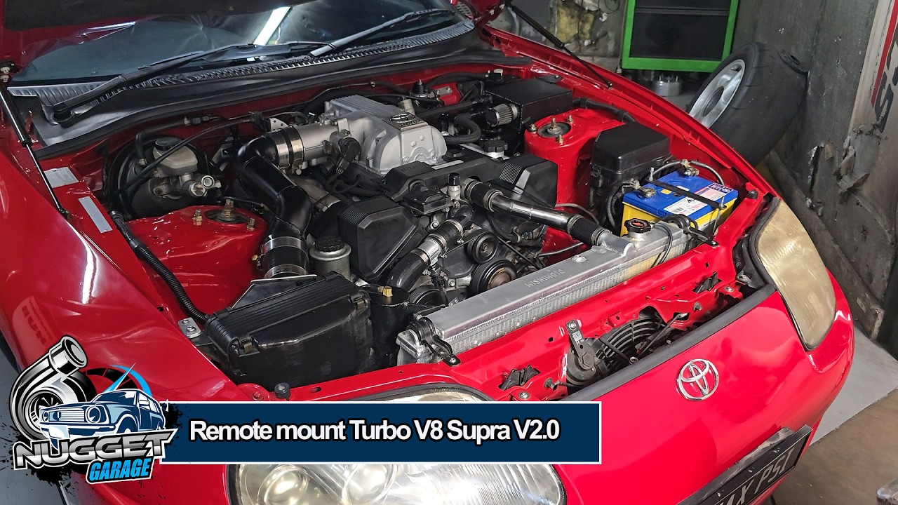 1UZ Remote mount turbo Supra back on the dyno after 3 years. with upgrades....