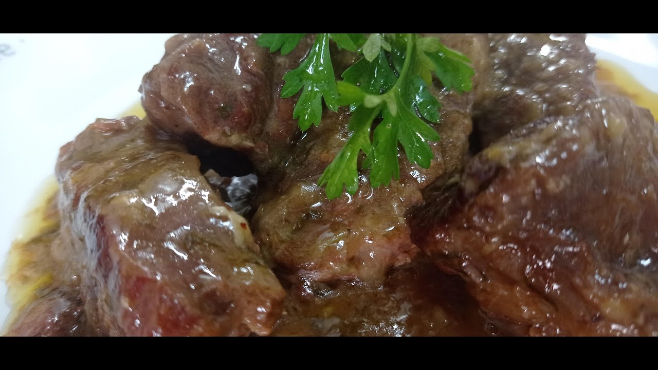 Estofado básico de morcillo de ternera, jarrete o chamon