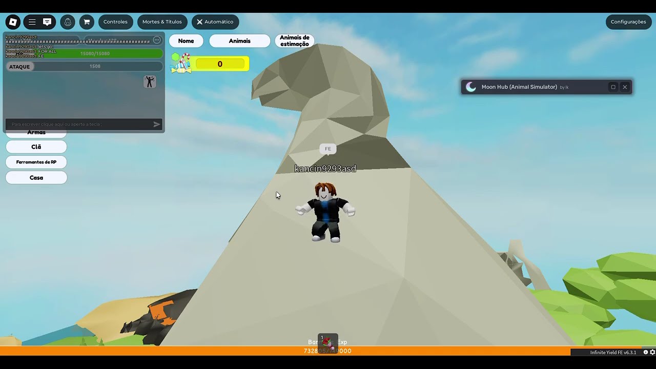 Moon HUB Script | Animal Simulator