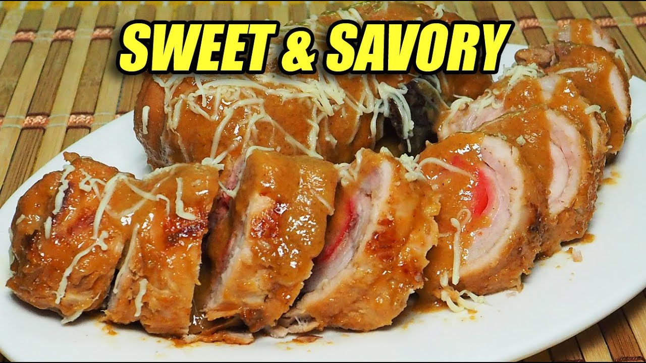 SUPER YUMMY CHEESY PORK HAMONADO ROLL! MAPAPA WOW KA SA SARAP! YouTube