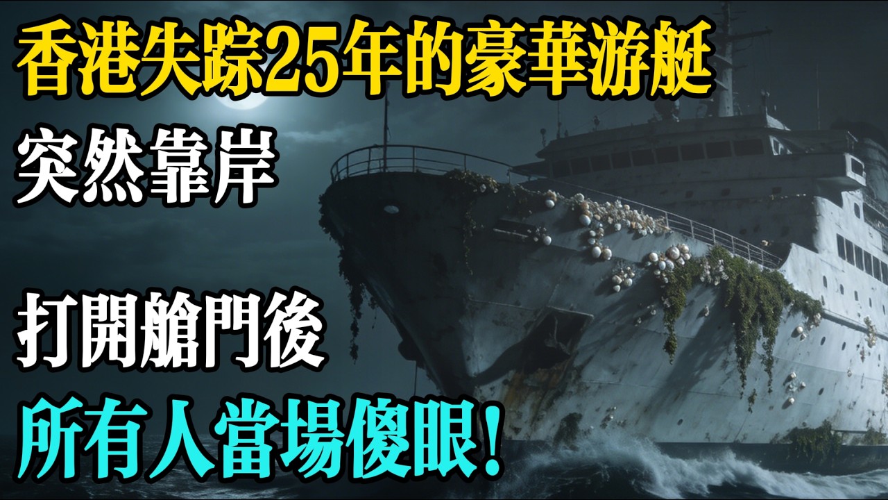 香港失踪25年的豪华别墅，突然靠岸，打开舱门后业主当场傻眼！#民間故事#浮生繪夢錄
